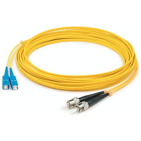 Add-On This Is A 4M Sc (Male) To St (Male) Yellow Duplex Riser-Rated Fiber ADD-ST-SC-4M9SMF